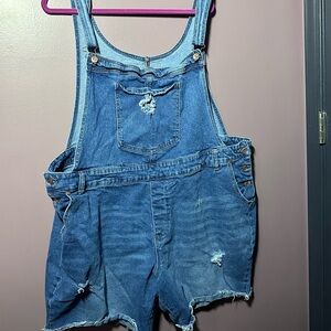 Women's Blue Denim Jean Shorts